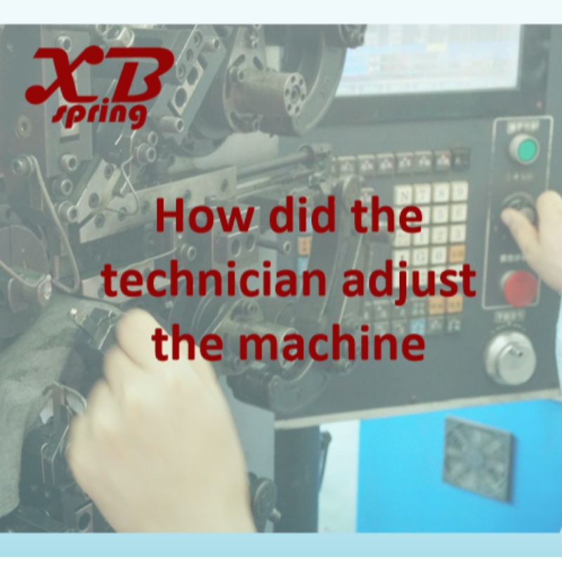 Как техникът регулира машината